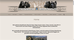 Desktop Screenshot of dogo-canario.eu